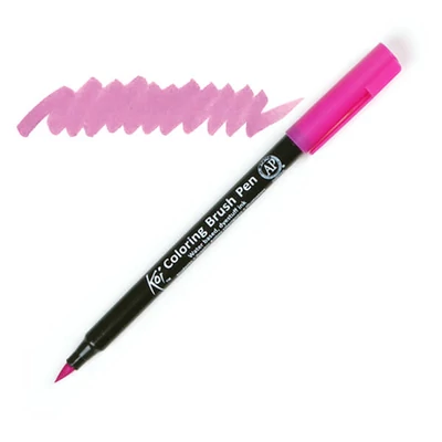 Sakura Koi Brush Pen marker tip pensulă  - 221, rose red