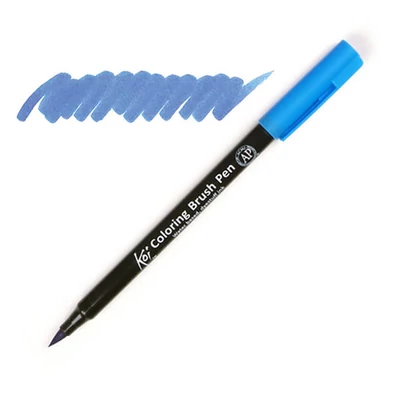 Sakura Koi Brush Pen marker tip pensulă  - 225, steel blue