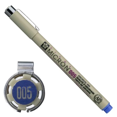 Sakura Pigma Micron 005 stilou pentru desen tehnic, 0,2 mm - albastru