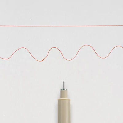 Sakura Pigma Micron 005 stilou pentru desen tehnic, 0,2 mm - roșu