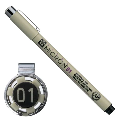 Sakura Pigma Micron 01 stilou pentru desen tehnic, 0,25 mm - negru