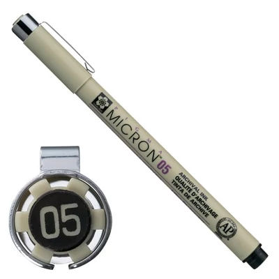 Sakura Pigma Micron 05 stilou pentru desen tehnic, 0,45 mm - negru