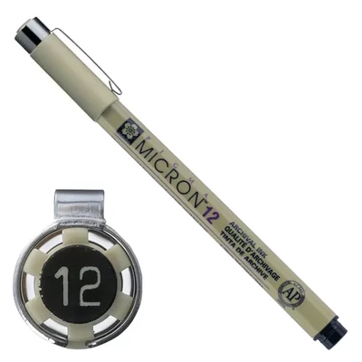 Sakura Pigma Micron 12 stilou pentru desen tehnic, 0,7 mm - negru