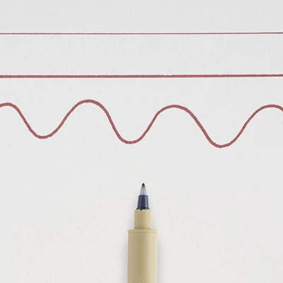 Sakura Pigma Micron PN liner - 22, burgundy