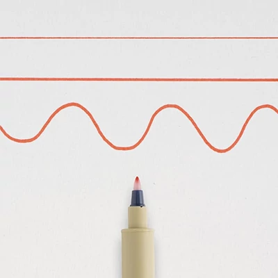 Sakura Pigma Micron PN liner - 19, red