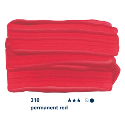 Schmincke College vopsea acrilică, 750 ml - 310, permanent red