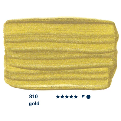 Schmincke College vopsea acrilică, 75 ml - 810, gold