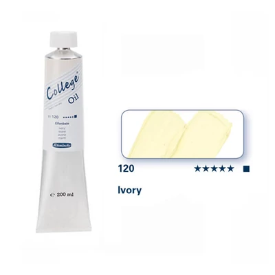 Schmincke College Culori ulei, 200 ml - 120, ivory