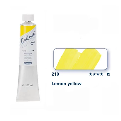 Schmincke College Culori ulei, 200 ml - 210, lemon yellow