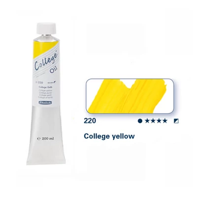 Schmincke College Culori ulei, 200 ml - 220, college yellow