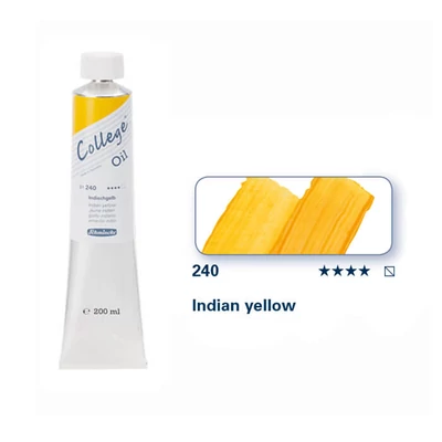 Schmincke College Culori ulei, 200 ml - 240, indian yellow