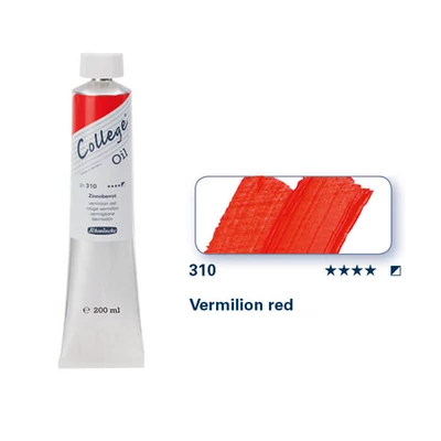 Schmincke College Culori ulei, 200 ml - 310, vermilion red