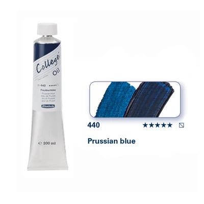 Schmincke College Culori ulei, 200 ml - 440, prussian blue