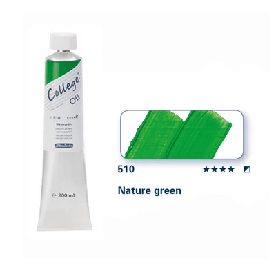 Schmincke College Culori ulei, 200 ml - 510, nature green