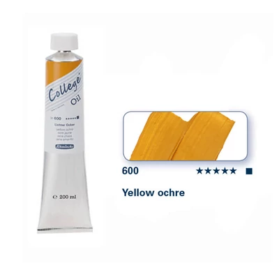 Schmincke College Culori ulei, 200 ml - 600, yellow ochre