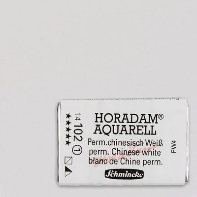 Culori acuarelă Schmincke Horadam, în recipient 1/1- 102, permanent chinese white