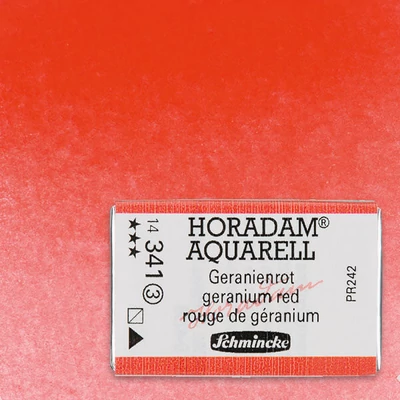 Culori acuarelă Schmincke Horadam în recipient 1/1 - 341, geranium red
