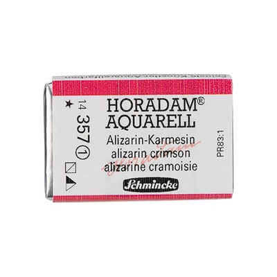 Culori acuarelă Schmincke Horadam, în recipient 1/1 - 357, alizarin crimson