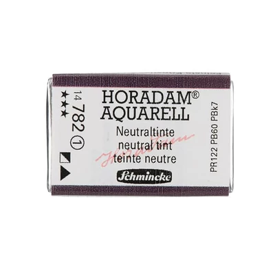 Culori acuarelă Schmincke Horadam, în recipient 1/1 - 782, neutral tint