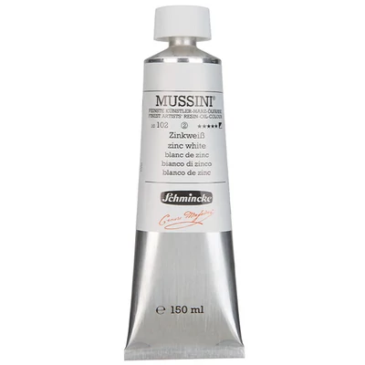 Schmincke Mussini Culori ulei, 150 ml - 102, zinc white