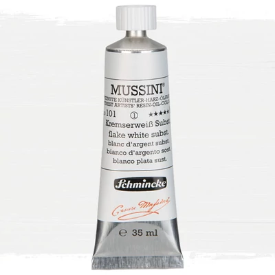 Schmincke Mussini Culori ulei, 35 ml - 101 flake white subst.