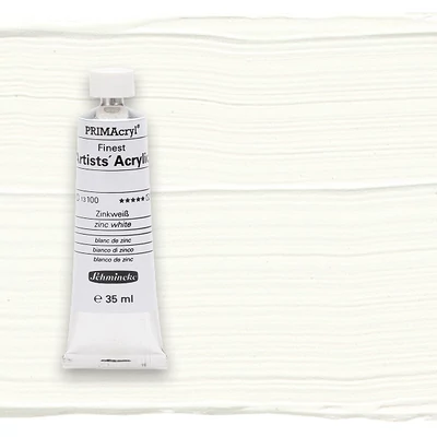 Schmincke PRIMAcryl vopsea acrilică, 35 ml - 100, zinc white