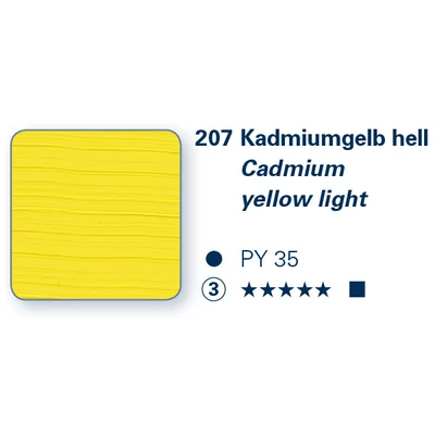 Schmincke PRIMAcryl vopsea acrilică, 35 ml - 207, cadmium yellow light