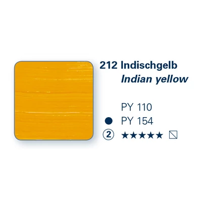 Schmincke PRIMAcryl vopsea acrilică, 35 ml - 212, indian yellow
