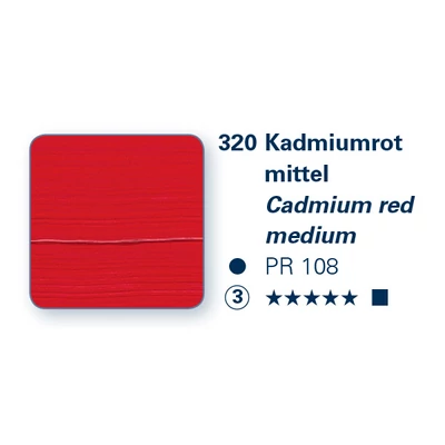 Schmincke PRIMAcryl vopsea acrilică, 35 ml - 320, cadmium red medium
