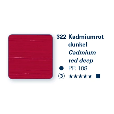 Schmincke PRIMAcryl vopsea acrilică, 35 ml - 322, cadmium red deep