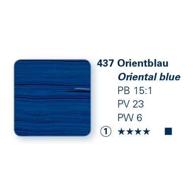 Schmincke PRIMAcryl vopsea acrilică, 35 ml - 437, oriental blue