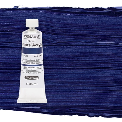 Schmincke PRIMAcryl vopsea acrilică, 35 ml - 439, phthalo blue cyan
