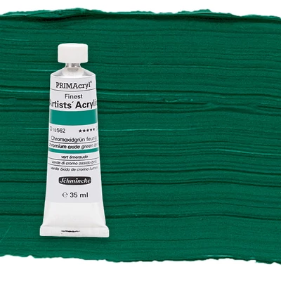 Schmincke PRIMAcryl vopsea acrilică, 35 ml - 562, chromium oxide green brilliant
