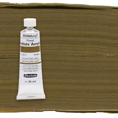 Schmincke PRIMAcryl vopsea acrilică, 35 ml - 571, natural green earth