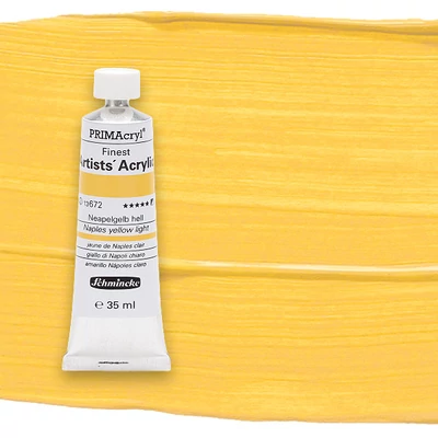 Schmincke PRIMAcryl vopsea acrilică, 35 ml - 672, naples yellow light