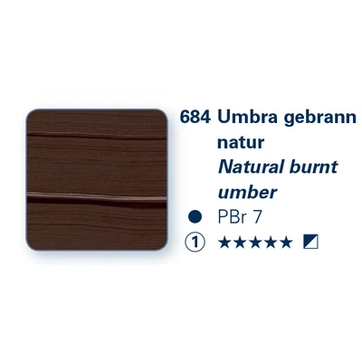 Schmincke PRIMAcryl vopsea acrilică, 35 ml - 684, natural burnt umber