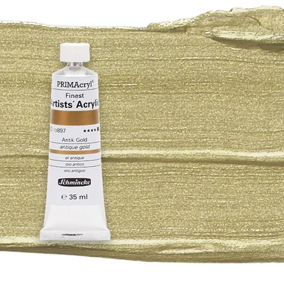 Schmincke PRIMAcryl vopsea acrilică, 35 ml - 897, antique gold