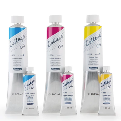 Schmincke College Culori ulei, 200 ml - 100, titanium white