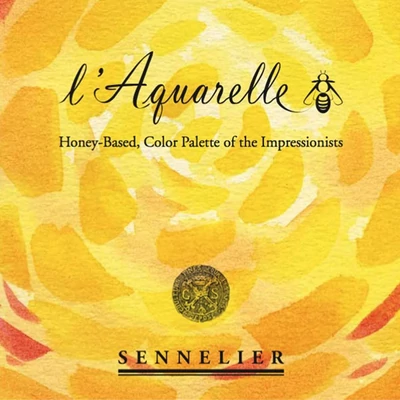 Set culori acuarelă Sennelier l'Aquarelle, în recipiente 1/2 - 12 buc