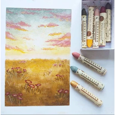 Cretă pastel uleios Sennelier  - 217, cobalt violet