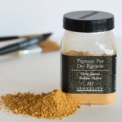 Pigment Sennelier - 252, yellow ochre, 80 g