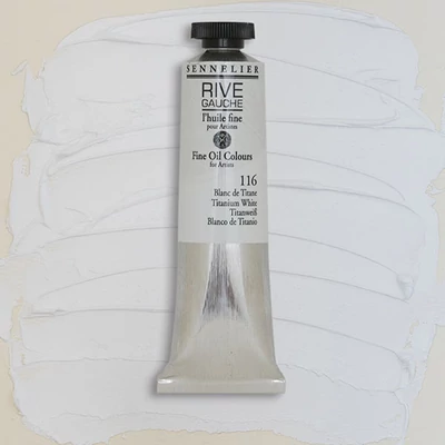 Sennelier Rive Gauche Culori ulei, 40 ml - 116, titanium white