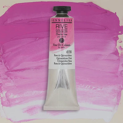 Sennelier Rive Gauche Culori ulei, 40 ml - 658, quinacridone pink
