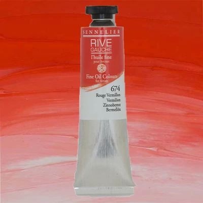 Sennelier Rive Gauche Culori ulei, 40 ml - 674, vermilion