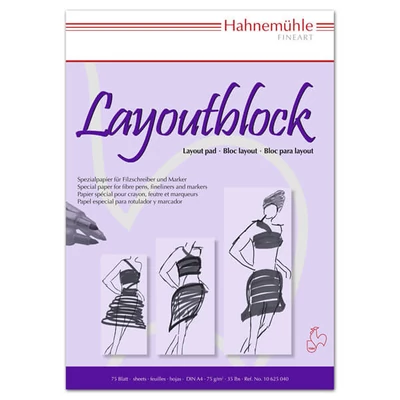 Bloc layuot Hahnemühle pentru markere, 75 g - A4