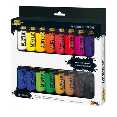Kreul Solo Goya set vopsea acrilică, 16x20 ml