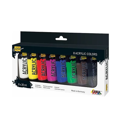 Kreul Solo Goya set vopsea acrilică, 8x20 ml