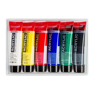 Talens Amsterdam set vopsea acrilică - 6x20 ml