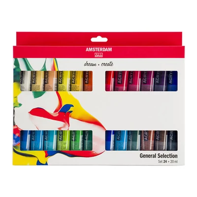 Talens Amsterdam set vopsea acrilică - 24x20 ml