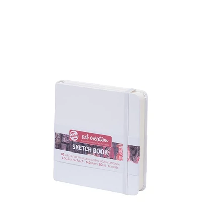 Caiet de desen și schițe Talens Art Creation Sketch Book,  140 g, 80 coli - 12x12 cm, alb